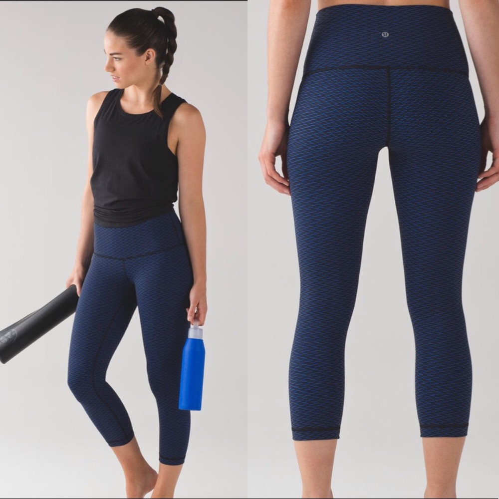 Lululemon Wunder Under Crop Leggings - Picture 1 of 6